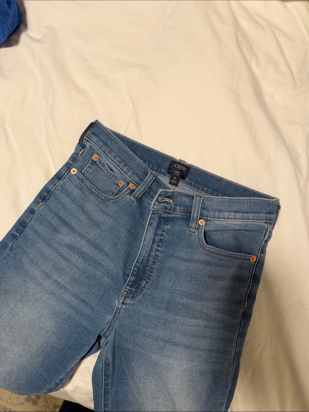 J. Crew Women’s Blue Ankle Flare Jeans S28